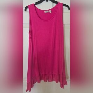 LOGO By Lori Goldstein Pink Tank Top